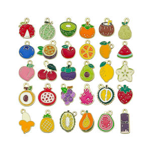 ขายดี! อุปกรณ์ทำเครื่องประดับแฟชั่น DIY <span class=keywords><strong>รูป</strong></span><span class=keywords><strong>ผล</strong></span><span class=keywords><strong>ไม้</strong></span>เคลือบสีสันสดใส <span class=keywords><strong>แตงโม</strong></span> มะนาว ลูกพีช จี้ห้อยประดับ - Product Image 6