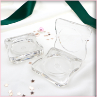 Desain Unik Kosong Transparan Highlighter Blush Compact Case