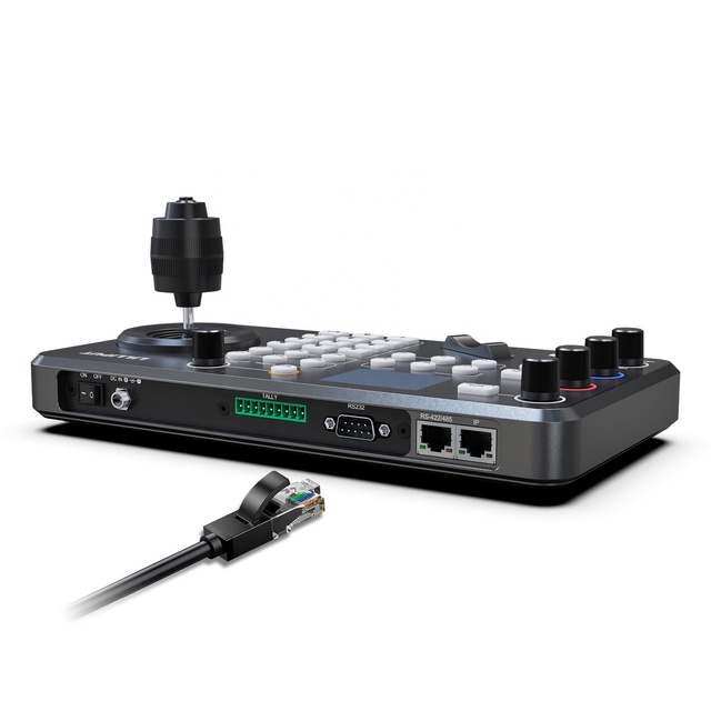 Hot Selling LILLIPUT K1 PTZ Camera 4D Joystick Keyboard Controller with IP/ RS422/ RS485/ RS232 Power Supplies PoE and 12V DC