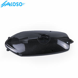 AKOSO 100% 3K couvercle de refroidisseur d'eau en fibre de carbone pour moto <span class=keywords><strong>BMW</strong></span> R <span class=keywords><strong>NineT</strong></span> R9T 2014-2022 - Product Image 4