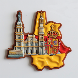 Imán de nevera de resina 3D <span class=keywords><strong>Madrid</strong></span> Popular de gran calidad personalizado e imán de nevera recuerdo turístico - Product Image 4