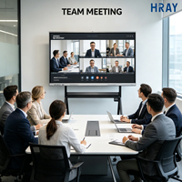 Pizarra Interactiva Inteligente HRAY de 86 Pulgadas 4K con Android 13 para Aulas Escolares, Salas de Reuniones, Pantalla para Presentaciones, Suministro Personalizado OEM/ODM