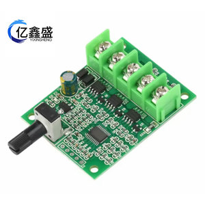 YIXINSHENG บอร์ดควบคุมมอเตอร์ไร้แปรงถ่าน 6-24V DC สำหรับมอเตอร์ DC ตัวควบคุมความเร็ว - Product Image 1