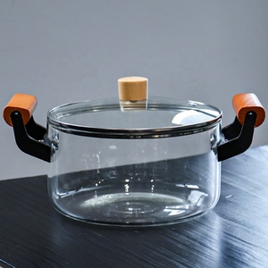 3L Hight Chất Lượng Công Suất Lớn Tái Sử Dụng Đồ Ăn Đồ Nấu Nướng Cao Borosilicate Chịu Nhiệt Thủy Tinh Nấu Ăn Nồi Trên Lửa - Product Image 4