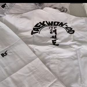 Uniforme de <span class=keywords><strong>Taekwondo</strong></span> ITF Quteng, côtelé, léger, respirant, ceinture noire, entraînement, uniforme de <span class=keywords><strong>Taekwondo</strong></span> ITF, pantalon uniquement - Product Image 3