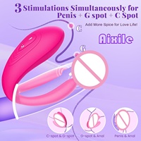 Tragbarer Ferngesteuerter Vibrator Erwachsenen-Spielzeug für Paare Weibliches Sexspielzeug G-Punkt-Vibratoren Klitoris-Penis-Vibrator mit 10 Vibrationsstufen