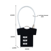 Cadenas à combinaison promotionnel Serrure de casier de gymnastique Cadenas d'amour en forme de coeur Serrure à mot de passe en alliage de zinc avec logo