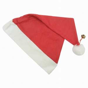 قبعة سانتا كلوز الكلاسيكية للبالغين من الفرو الصناعي الناعم المخملي الفاخر، مقاس واحد يناسب الجميع - Product Image 5