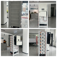 VoltaNest LiFePO4 96-100kWh 50-60kW Baterai Industri Modular Cerdas Off Grid All in One C & I PV ESS Rakitan Rak Pendingin Udara