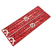 Tapis de bar tendance en PVC souple avec logo personnalisé, imperméable, antidérapant, en caoutchouc, élégant, pour décorer le comptoir de bar, les discothèques et les bars à bière.