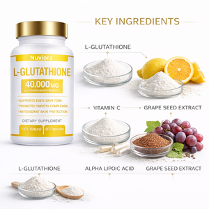 Capsule di L-glutatione OEM con Collagene e Vitamina C per la Luminosità della Pelle, Produzione in Struttura Certificata GMP - Product Image 6
