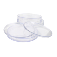 Boîte de rangement en plastique transparente pour médailles, jetons, badges, capsules de pièces de monnaie de grande taille 100 mm
