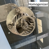 Moteur CC de levage en acier inoxydable SUS316L pour agitateur de baril, homogénéisateur, machine de production de savon, mélange à cisaillement élevé pour cosmétiques