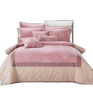 KOSMOS Bộ Chăn Thêu Màu Hồng Thổ Nhĩ Kỳ Chất Lượng 100% Cotton - Product Image 1