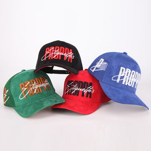 Mũ Trucker Nhung Thêu Logo 3d 5 Tấm Chất Lượng Cao Tùy Chỉnh Lưới Tùy Chỉnh - Product Image 4