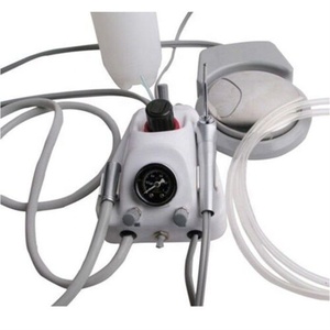 Instrument de moteur <span class=keywords><strong>Dentel</strong></span> de haute qualité 2/4 trous unité de Turbine Portable dentaire fonctionne avec compresseur d'air et seringue à 3 voies - Product Image 3