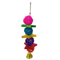 Jouet de perroquet suspendu, 6/7 pièces, cloche pour animaux domestiques, hamac, balançoire, pour petits perroquets de cocktail