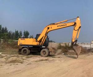 Excavadora Usada en Venta, Excavadora de Ruedas Hyundai 210W-7 de 21 Toneladas, Excavadora de Ruedas 210 220 para Construcción en Venta en Shanghái - Product Image 2