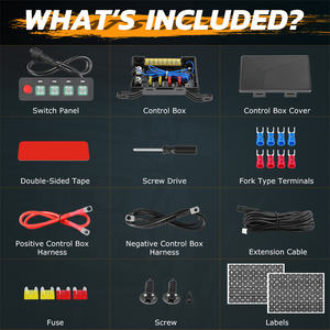 Panel de Interruptores Impermeable de 4 Botones, Universal de 12V/24V para Barcos, Autos de Carreras, Camionetas y Vehículos Pesados - Product Image 6