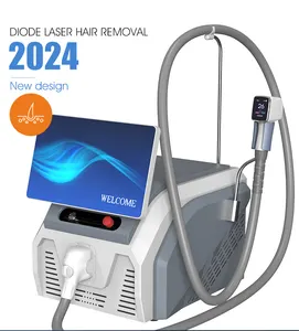 2024 Laser permanente do diodo 808nm do projeto novo indolor toda a máquina refrigerando refrigerando da remoção do cabelo do epilator do gelo do corpo