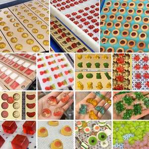 Bear Gummy Licorice Jelly Hard <b>Candy</b> Confectionery Semi Automatic Sweet Make <b>Machine</b> for Small Business - Product Image 5