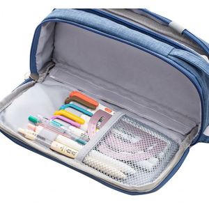 Étui à crayons et stylos en cuir PU rose coréen, grande capacité, personnalisé, mignon pour filles, étudiants, bureau, vente en gros <span class=keywords><strong>2023</strong></span> - Product Image 5