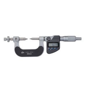 MITUTOYO Digital Outside <b>Micrometer</b> Model P14-04 Made in Japan Metal Construction 0.001mm Resolution Accuracy P14-04 <b>Micrometer</b> - Product Image 1