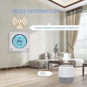 स्मार्ट वाई-फाई रिमोट नेस्ट थर्मोस्टेट व्हाइट सेंसर पार्ट्स फ्लोर रिले रोह अनुरूप इलेक्ट्रिक तापमान मोड मूल लचीला - Product Image 4