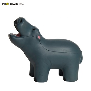 PU Foam Promotional Gifts Hippo Anti Stress <b>Ball</b> Anxiety Reducer Customized Colors Stress <b>Ball</b> Squishy Toys - Product Image 5