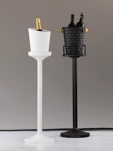 Phong Cách 2025 Đen Vàng Xô Đá Và Đứng Thẳng Đứng 5L Rượu Sâm Banh Đồ Uống Mát Sang Trọng Địa Điểm Câu Lạc Bộ Thanh Phụ Kiện - Product Image 3