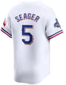 ชุดยูนิฟอร์มเบสบอลซอฟต์บอลสำหรับผู้ใหญ่แบบกำหนดเอง ผ้าโพลีเอสเตอร์ 100% ป้องกันแบคทีเรีย แห้งเร็ว ระบายอากาศได้ดี เสื้อเจอร์ซีย์ลายทางพร้อมหมายเลข กางเกง - Product Image 1