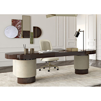 Ensemble de table à manger de luxe italien moderne nordique 6 8 places ensembles de table à manger et de chaises de luxe en bois ovale