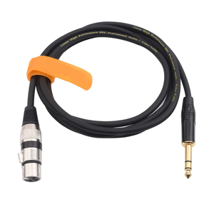 Trs <span class=keywords><strong>1</strong></span>/<span class=keywords><strong>4</strong></span> מאוזנת כדי כבל xlr, Xlr נקבה סטריאו 6.35 תיל תקע מ "מ, קו תותח אודיו עבור מגבר מיקרופון dmx - Product Image 2