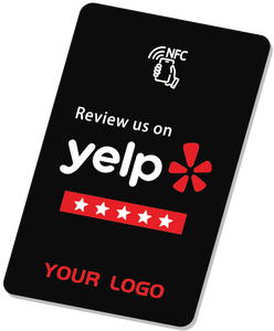 Scheda di revisione Google Nfc con supporto in plastica con codice Social Media programmabile con stampa personalizzata - Product Image 4