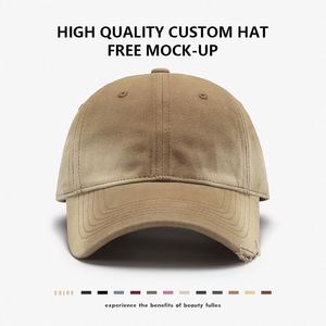 Casquette de baseball vintage unisexe 100 % coton, dégradé, personnalisée, pour homme, effet délavé et vieilli, style Dad Hat - Product Image 2