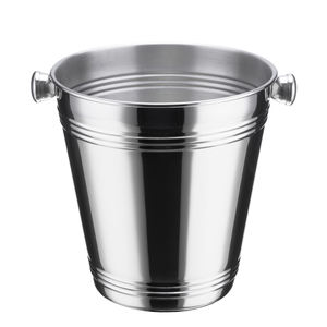 Venta al por mayor de fábrica, cubo de hielo de acero inoxidable, Enfriador de champán con tapa para agua fría, <span class=keywords><strong>cerveza</strong></span> y vino para fiestas - Product Image 1