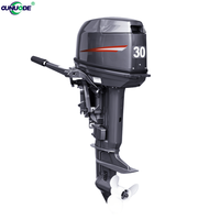 Moteur hors-bord marin puissant 2 temps 60 CV E60H, moteur de bateau haute performance avec réservoir de carburant externe