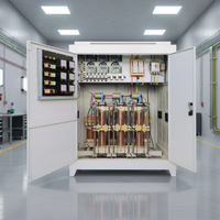 Régulateur de tension triphasé AC robuste SBW-F 150 kVA pour machines industrielles