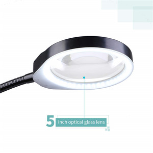 Loupe de table à LED avec bras extensible 3X 5X 8X 10X 20X pour lecture, réparation et soudure - Product Image 2