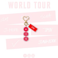 KPOP Idol Bangtan Boys 2026 World Tour ARIRANG pour porte-clés photo numérique en acrylique rectangulaire dessin animé BTS