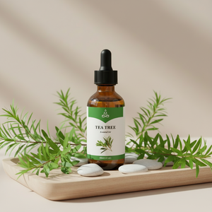 Huile Essentielle <span class=keywords><strong>d</strong></span>'Arbre à Thé Biologique Pure Naturelle Pressée à Froid Premium Originale Végétale 60ml 118ml en Verre Ambré pour Aromathérapie - Product Image 5