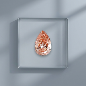 เพชรแล็บโกรว์สีชมพูแฟนซีทรงลูกแพร์จาก RATAN JEWELS สำหรับงานประดิษฐ์เครื่องประดับสุดหรูที่ได้รับการรับรอง - Product Image 4