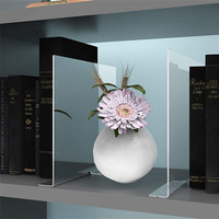 Diviseurs d'étagères en acrylique transparent 11,8 x 10 pouces, organisateur d'étagères de placard, séparateur pour armoires de cuisine, chambre à coucher, bureau, étagères