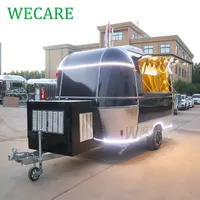 Wecare מותאם אישית נייד מזון משאית נייד מטבח קרוואן מכונית חטיפים נייד קרח קרם מזון עגלת
