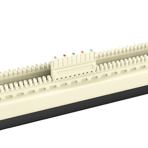 50/100 Pares Bloque de Conexiones 110 de 19 Pulgadas 1U para Montaje en Rack, Panel de Conexiones de Red FTTH 5G Cat3 Cat5e, Marco de Distribución de Voz - Product Image 2