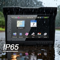 Navigateur GPS étanche de 5 pouces avec écran tactile LCD, lecteur photo/vidéo WinCE 6.0, aide au recul, appareil de navigation
