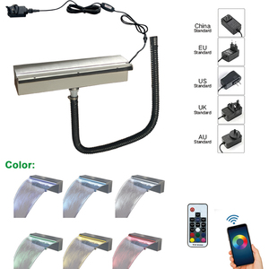Kits de cascada de acero inoxidable 304 para piscina a nivel del suelo, adornos de jardín, mejora del paisaje - Product Image 3