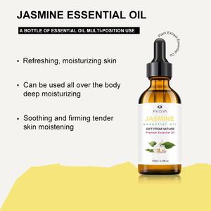 Hydratant pour le corps à l'huile essentielle pure 100ml Huile de jasmin d'aromathérapie naturelle Lavande Orange douce Ylang-Ylang <span class=keywords><strong>Basilic</strong></span> - Product Image 4