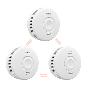 Security <strong>Alarms</strong> Wireless Interlinked Smoke <strong>Alarms</strong> Certified <strong>Fire</strong> Detector Remote RF433 RF868 Smoke Detectors - Product Image 1