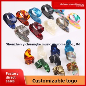 Púa de Celuloide para Pulgar Derecho de Guitarra Acústica y Uñas Postizas para Dedo Pulgar e Índice (Fingerstyle) - Product Image 2